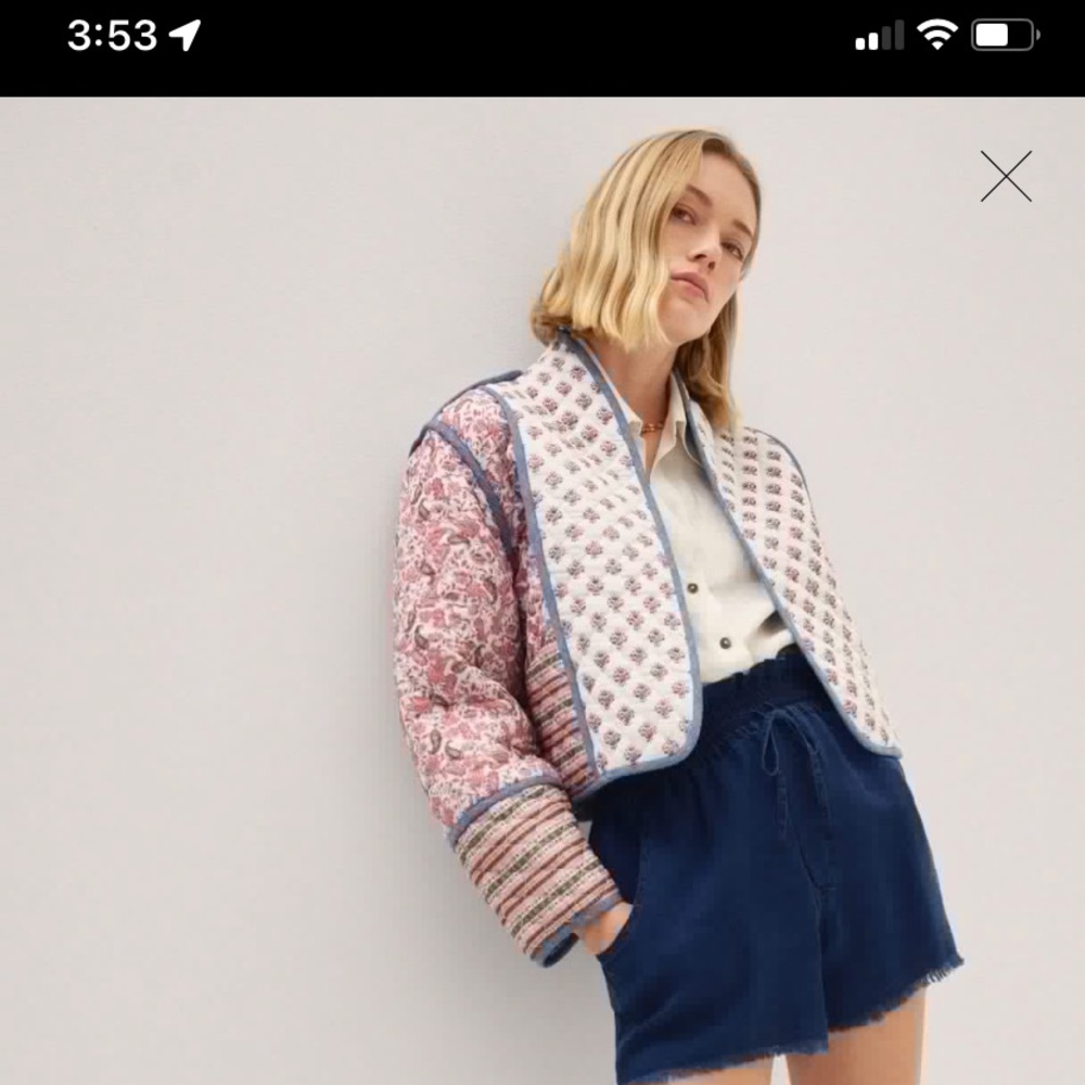 Mango Quilted Reversible Jacket